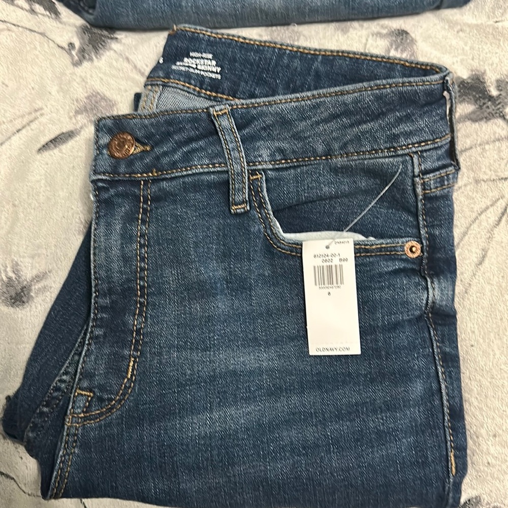 Women’s Old Navy High Rise Rockstar Super Skinny Jeans